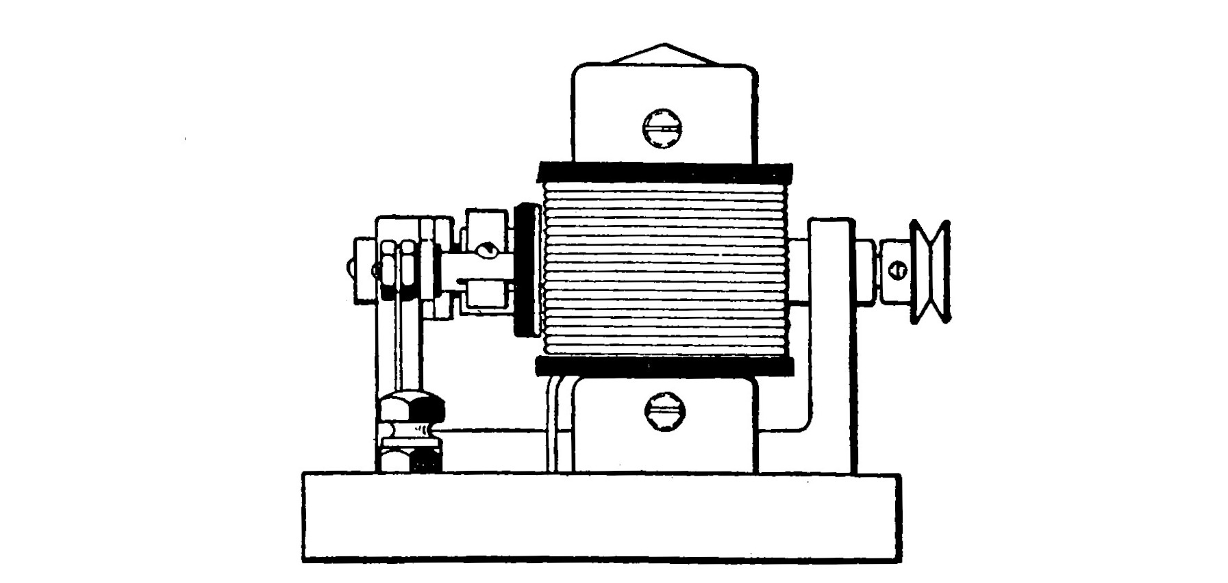 FIG. 72.—Rear view of the completed Horizontal Motor.