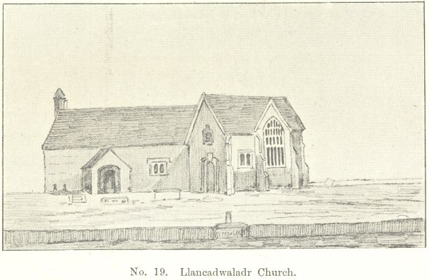 No. 19.  Llancadwaladr Church