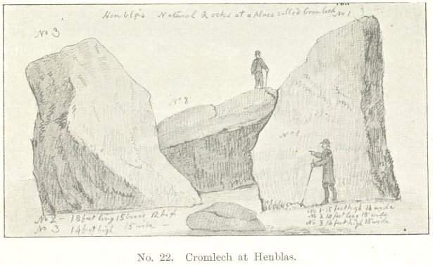 No. 22.  Cromlech at Henblas