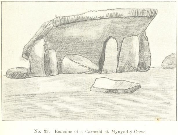 No. 33.  Remains of a Carnedd at Mynydd-y-Cnwc