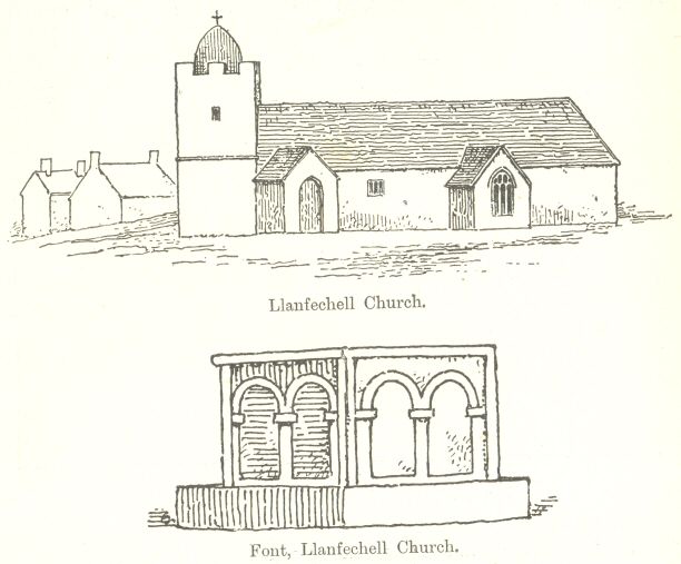 Llanfechell Church; Font, Llanfechell Church