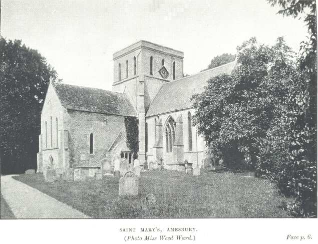 Saint Mary’s, Amesbury.  (Photo Miss Weed Ward.)