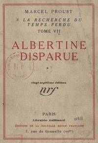 Albertine disparue Vol 1 (of 2)