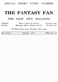 The Fantasy Fan, Volume 2, Number 6,  February 1935图书封面