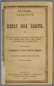 Narrative of Henry Box Brown