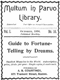 Guide to Fortune-Telling by Dreams by Anonymous (ENGLISH)