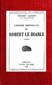 L'Histoire merveilleuse de Robert le Diable书籍封面