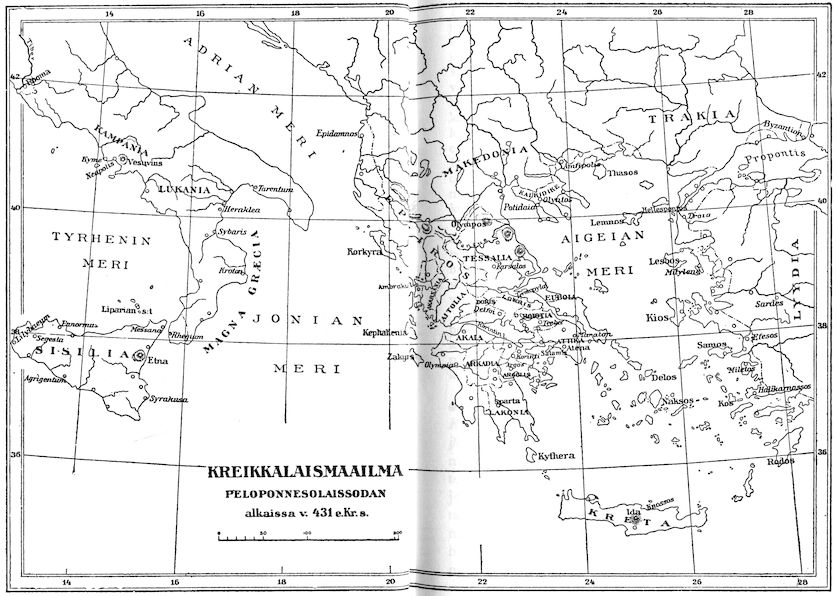 KREIKKALAISMAAILMA PELOPONNESOLAISSODAN