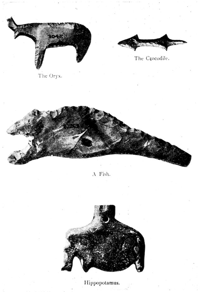 The Oryx. The Crocodile. A Fish. Hippopotamus.