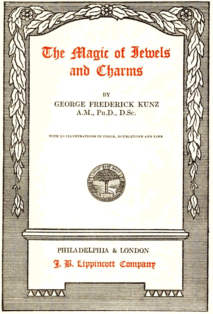 The Project Gutenberg eBook of George and Magic Charms, The by of Kunz Jewels Frederick