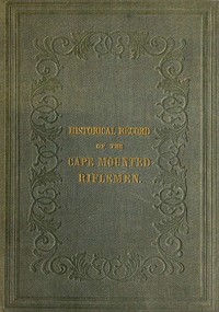 History of the Cape Mounted Riflemen