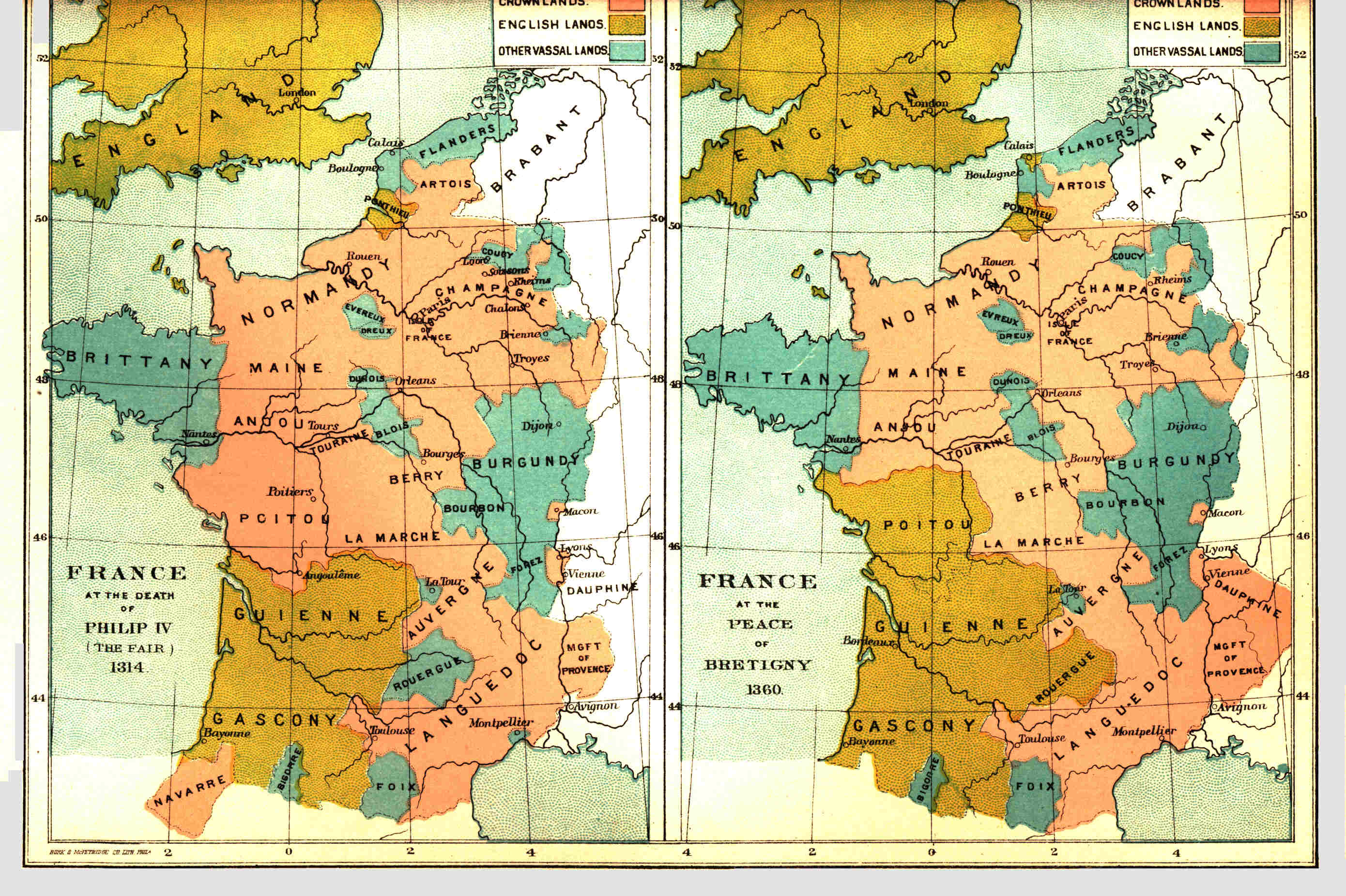 Maps of France.