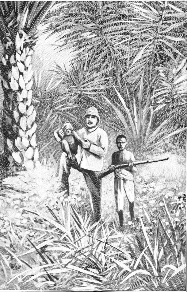 A STROLL IN THE JUNGLE - MR. GARNER, MOSES, AND NATIVE BOY