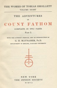 The Adventures of Ferdinand Count Fathom — Complete