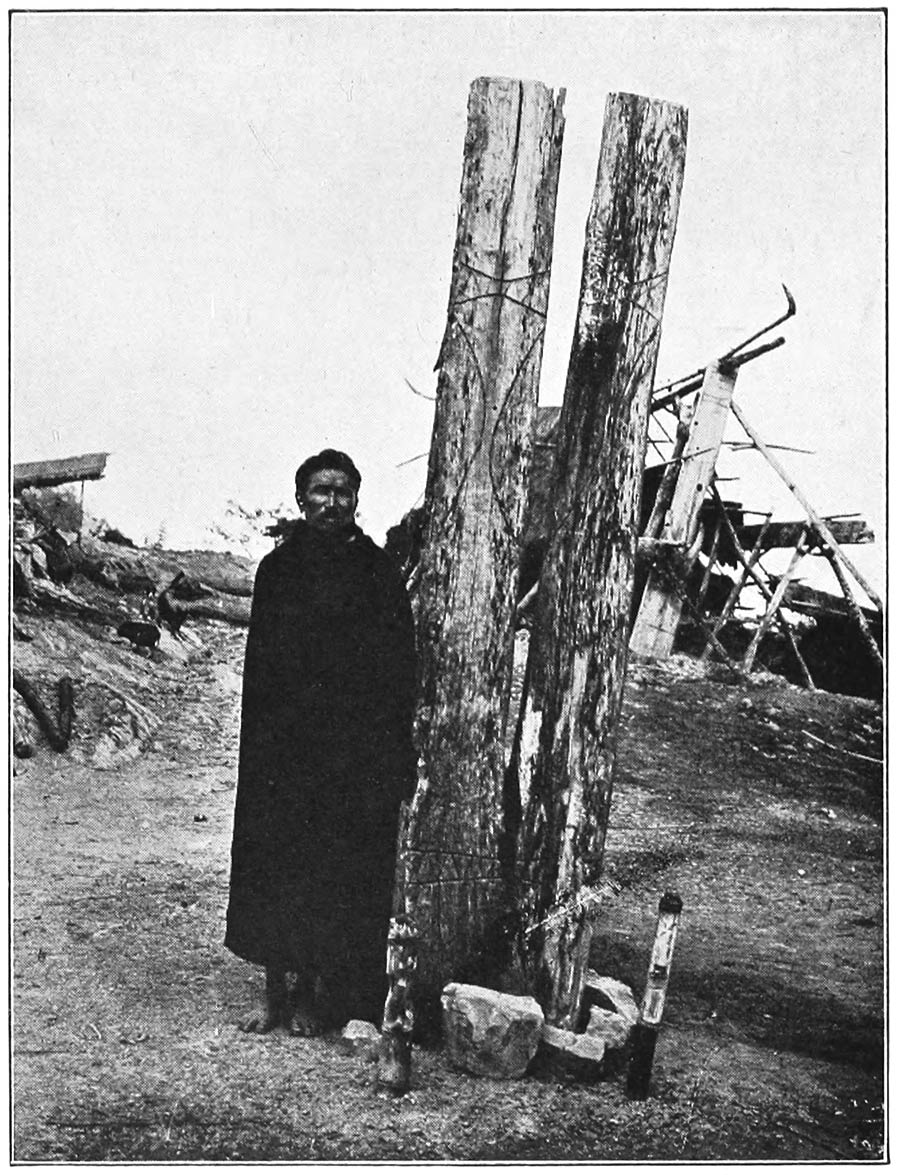 Forked post (Tsongzü) at Yekhum, put up instead of a “genna” stone