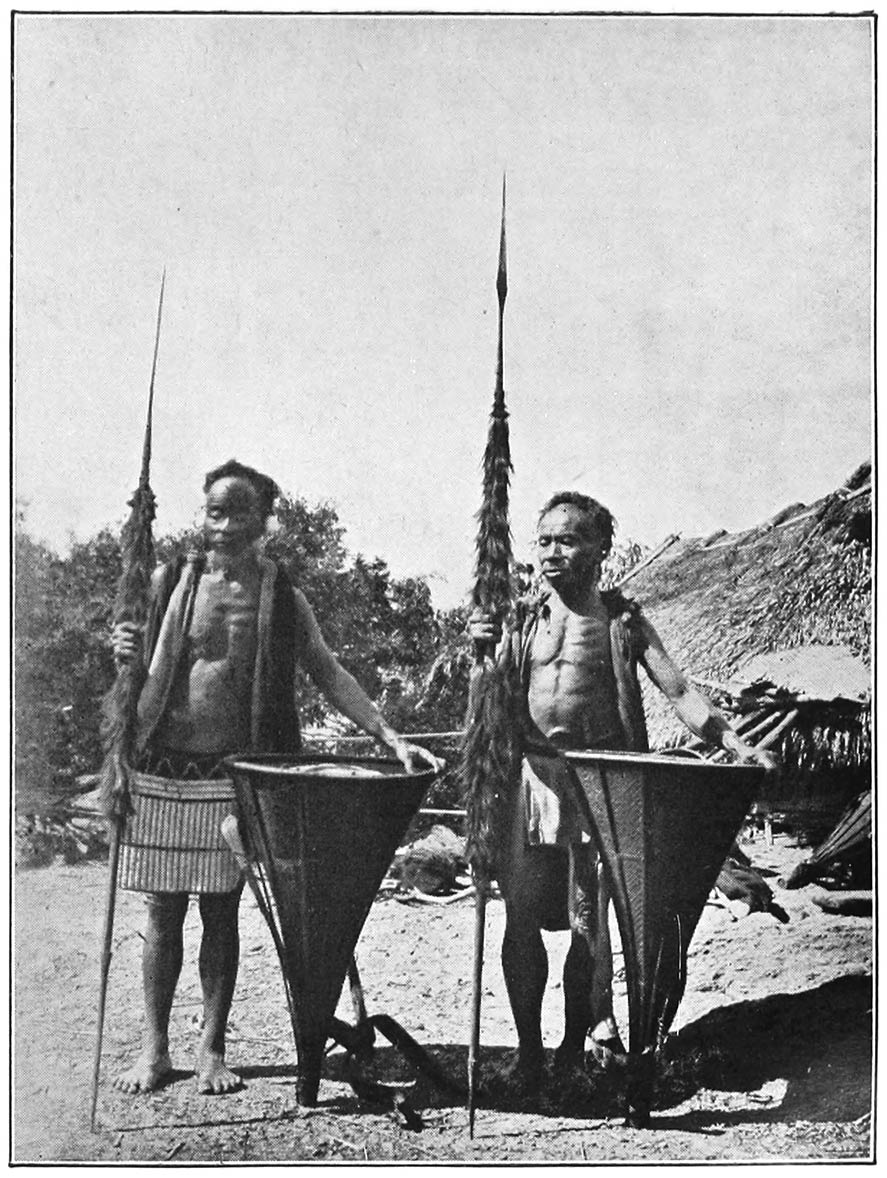 The two Puthis of Akuk collecting rice for the Tuku ceremony