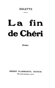 La Fin de Chéri by Colette
