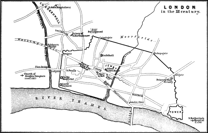 LONDON in the XII century.
