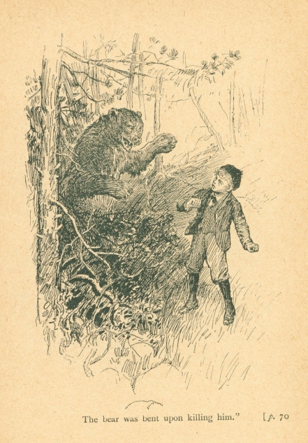 "The bear was bent upon killing him."