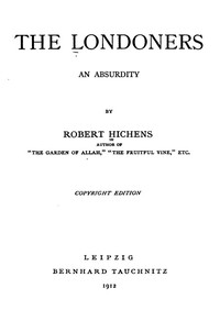 The Londoners: An Absurdity书籍封面
