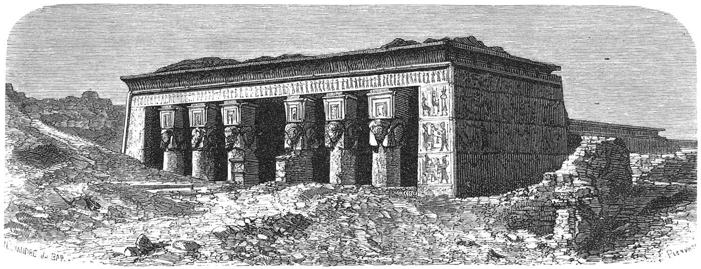 Tempel te Denderah.