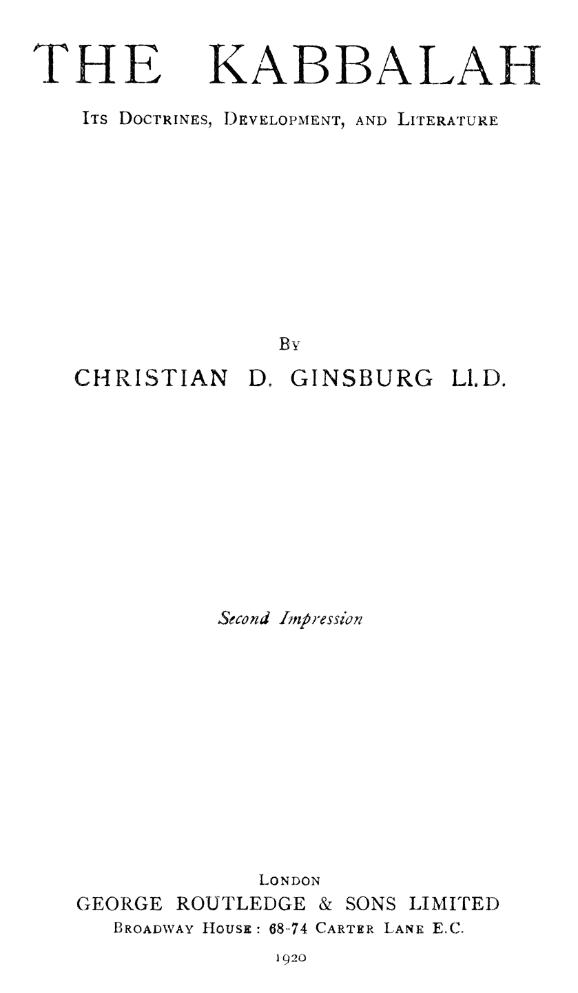 Original Title Page.