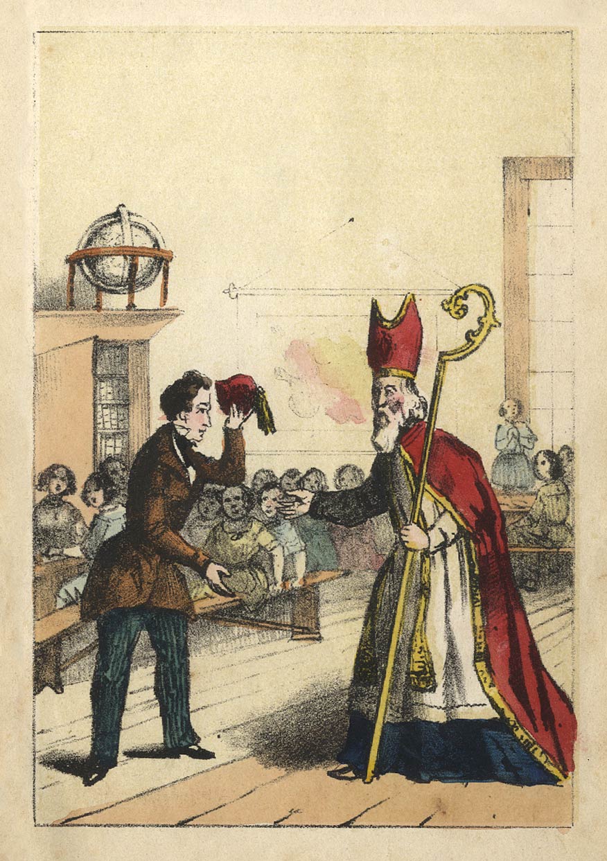 St. Nikolaas in de School.