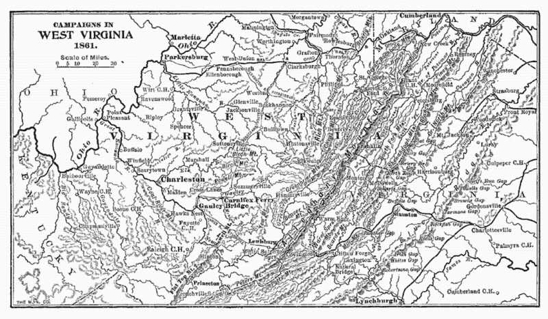 CAMPAIGNS IN WEST VIRGINIA 1861.