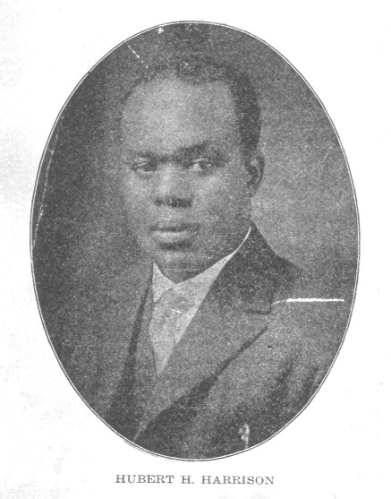 Photo of the author labeled Hubert H. Harrison.