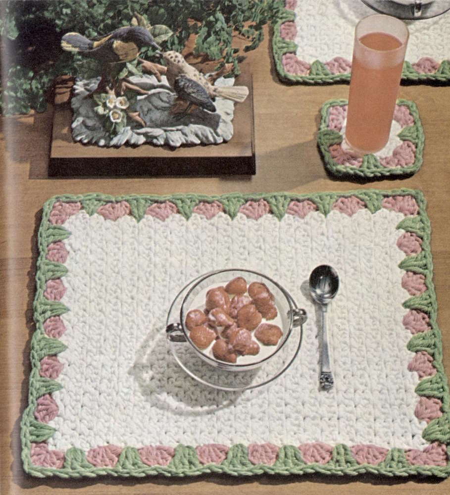 Table placemat and coaster
