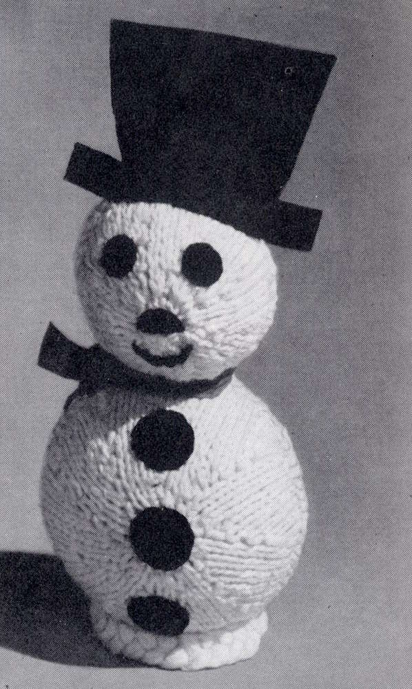 Knit snowman