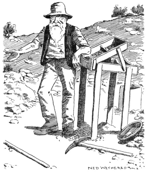 [Illustration: An old gold miner]