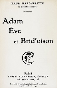 Adam, Ève et Brid'oison