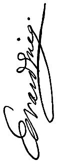 Edvard Grieg signature