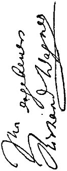 Ihr ergebener Richard Wagner [signature]