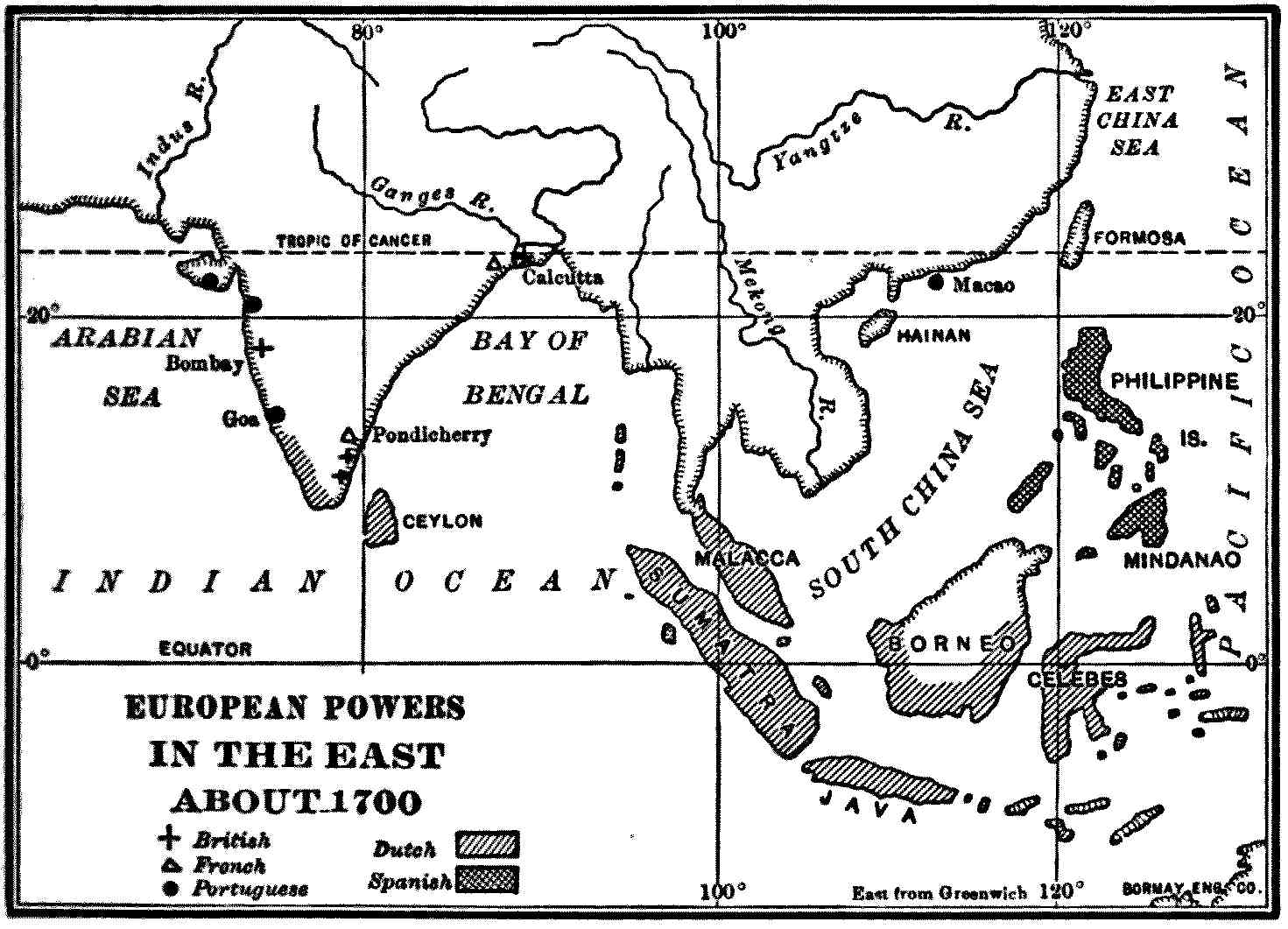 european powers in the east about 1700