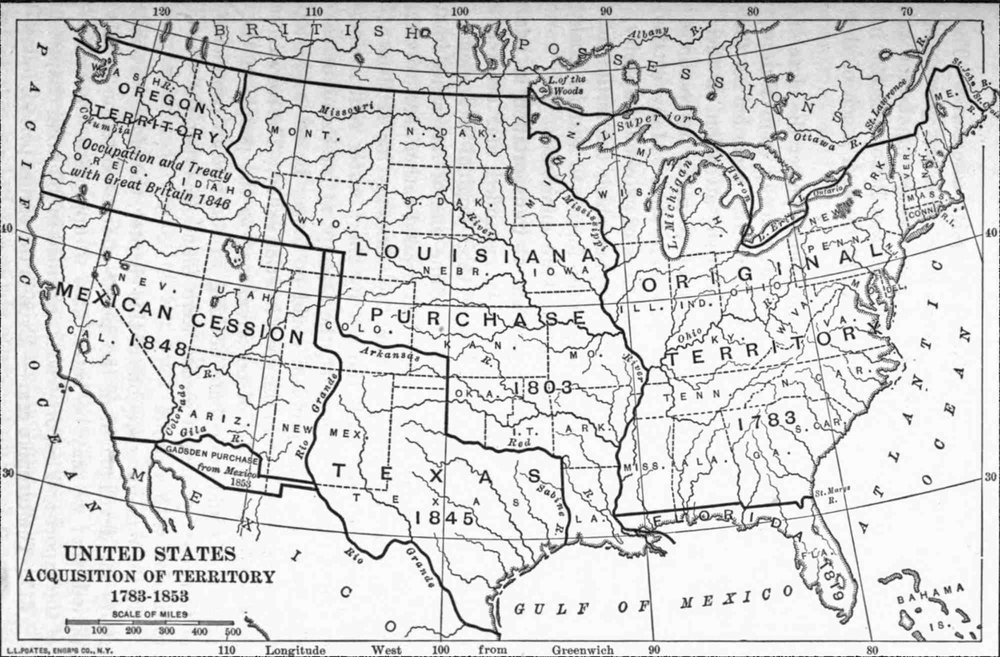 united states acquisition of territory 1783-1853