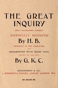 The great inquiry