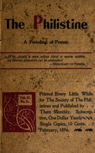 The Philistine :  a periodical of protest (Vol. II, No. 3, February 1896)