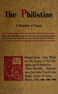 The Philistine :  a periodical of protest (Vol. II, No. 4, March 1896)