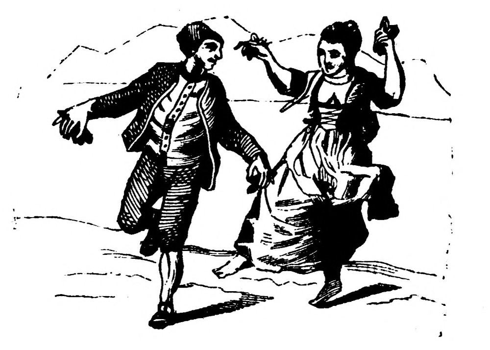 Un homen y una mujer bailando