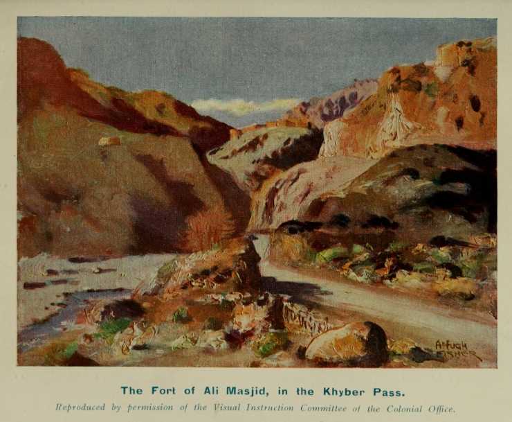 The Fort of Ali Masjid, in the Khyber Pass.