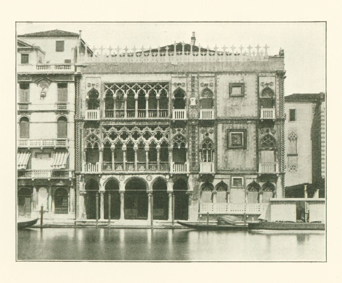 <i>Ca' d' Oro, on the Grand Canal.</i>