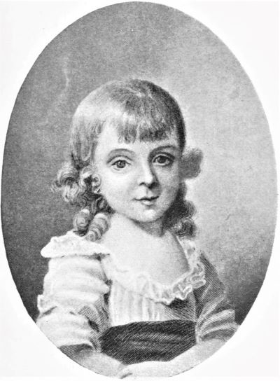 Mary Russell Mitford at the age of three.