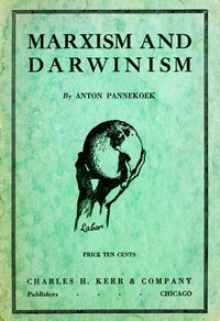 Marxism and Darwinism :  Evidence, speeches, and papers in its favour