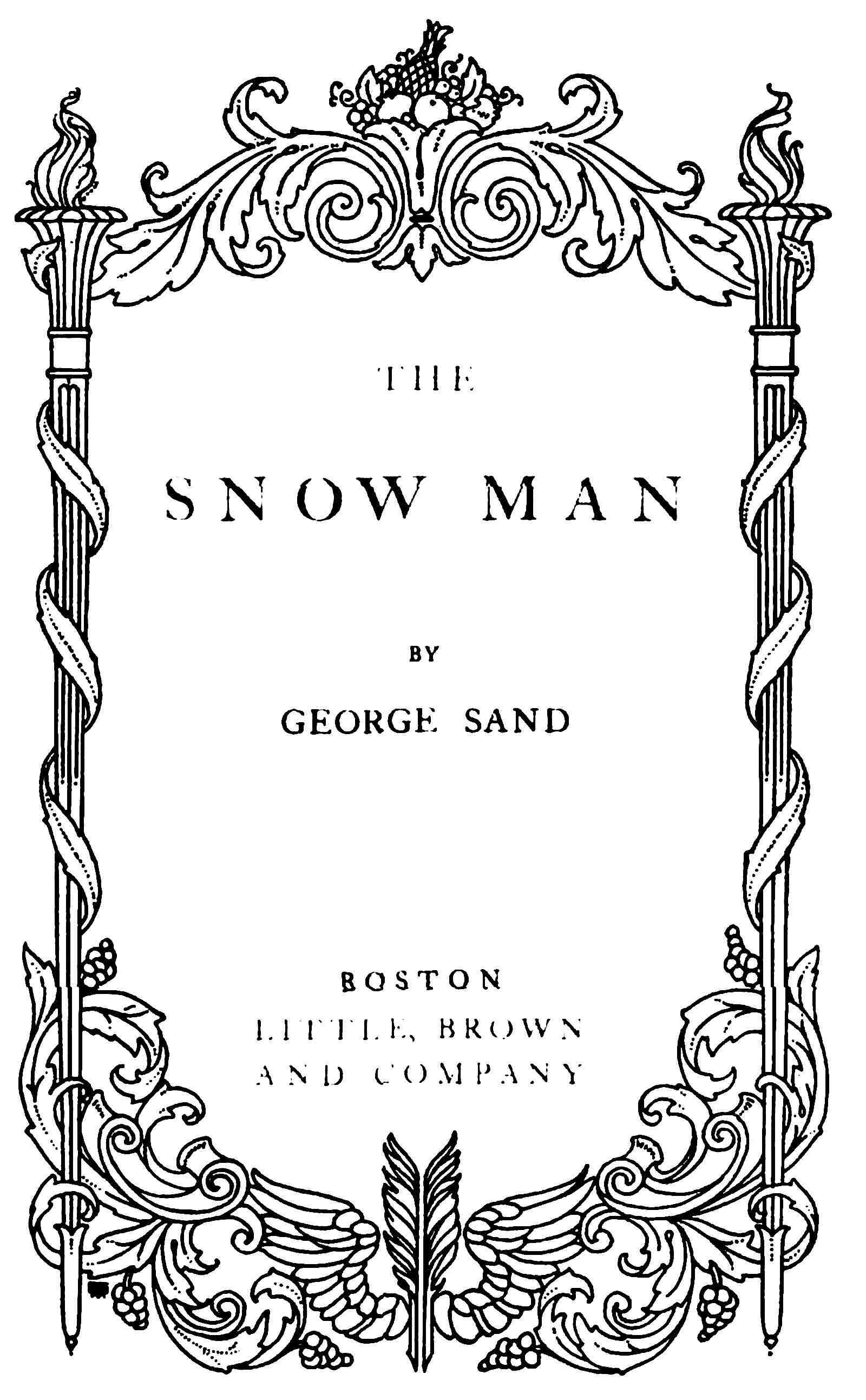 The snow man  Project Gutenberg