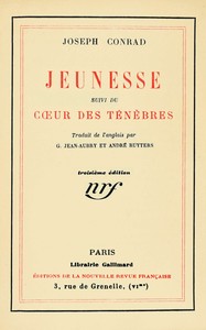 Jeunesse, suivi du cœur des ténèbres, Joseph Conrad, G. Jean-Aubry, André Ruyters