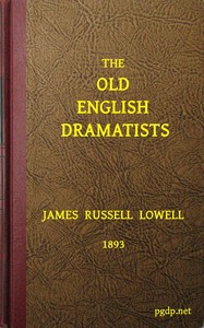 The old English dramatists