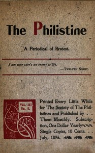 The Philistine: a periodical of protest (Vol. III, No. 2, July 1896)