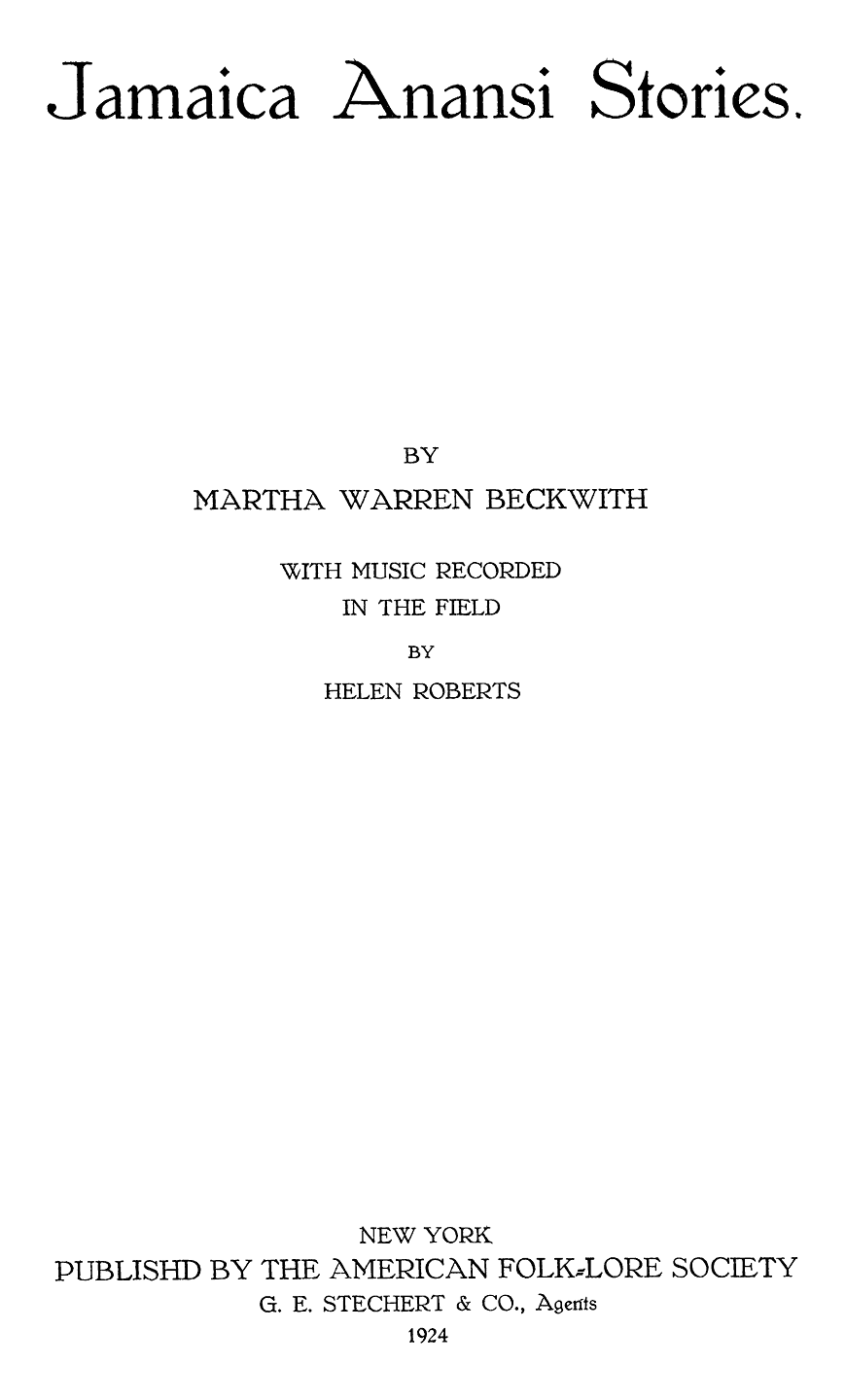 Original Title Page.